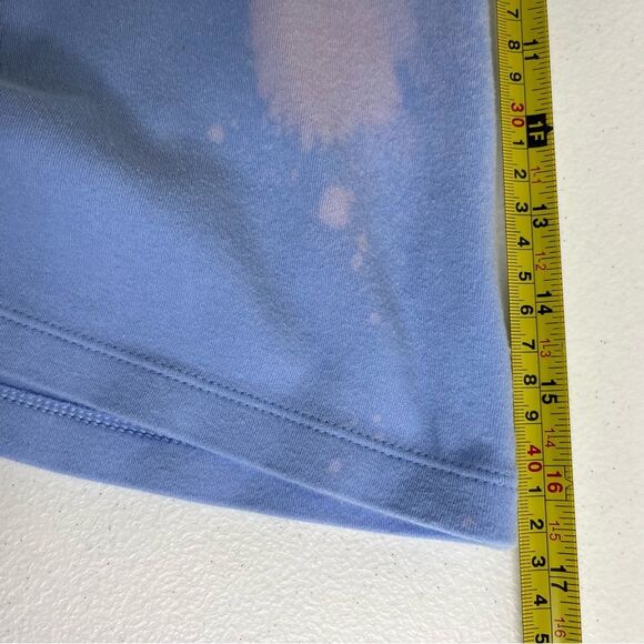 Kim Rogers Perfectly Soft Giraffe Sunglasses Blue Bleach Dyed Shirt Women Medium - Picture 8 of 10